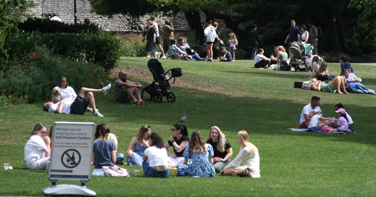 Met Office yellow heat warning in York and North Yorkshire