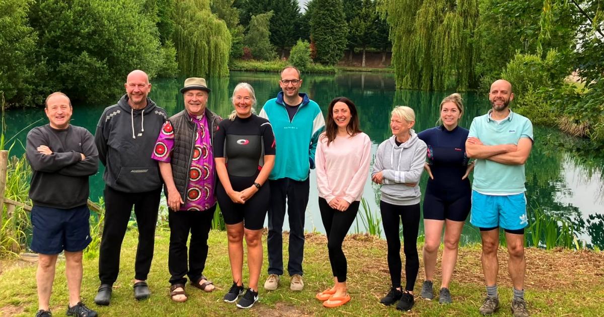 Archbishop of York takes part in charity wild swim