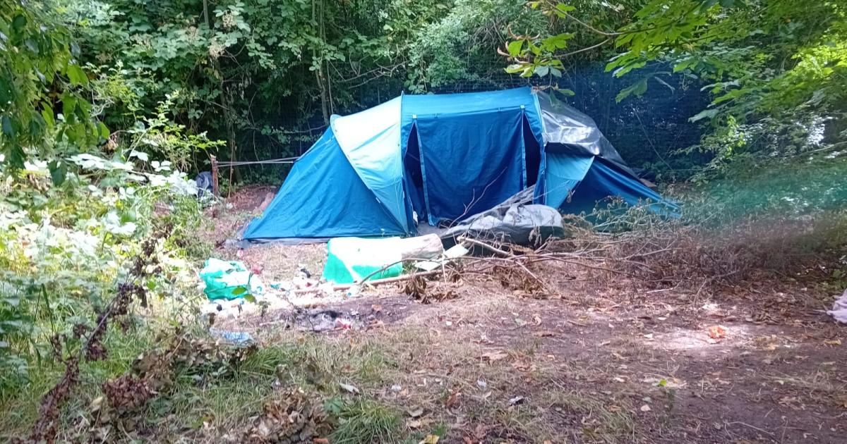 Concern for rough sleepers next to Foss Fairy Trail in York