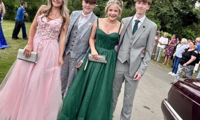 Photos of Tadcaster Grammar School prom at Hazlewood Castle