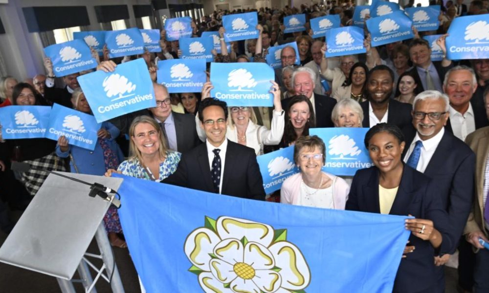 Kemi Badenoch attends local election campaign launch in Harrogate