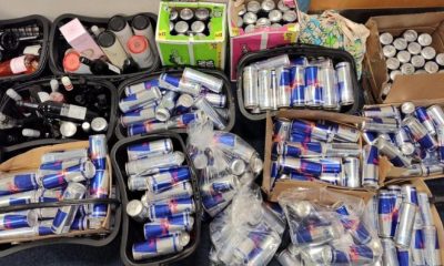 Police seize Red Bull and wine at Ancoats, Manchester shop