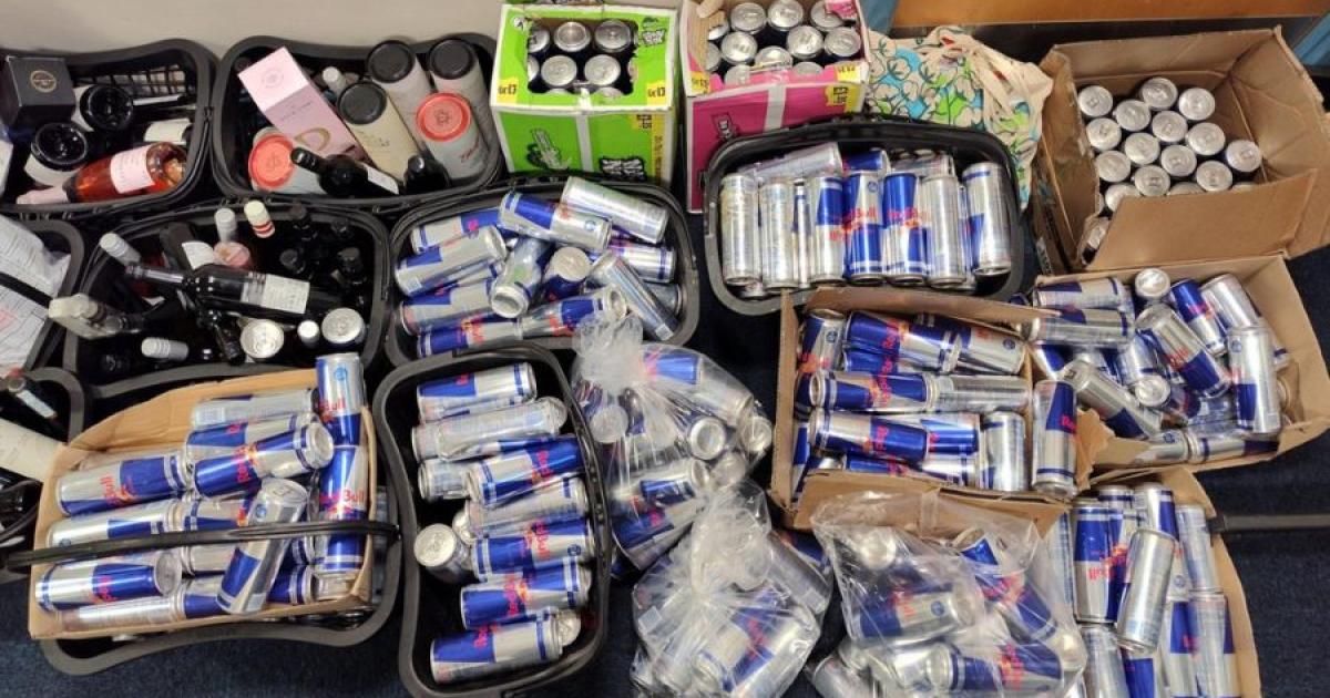 Police seize Red Bull and wine at Ancoats, Manchester shop