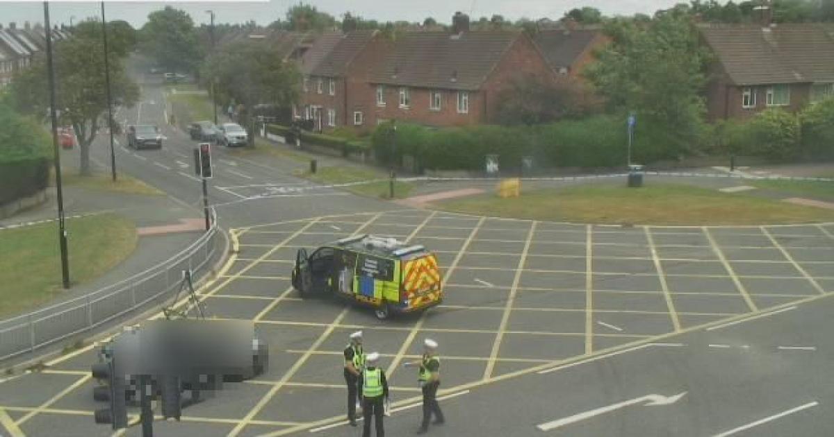 One taken to hospital after crash in North Tyneside
