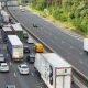 M62 four vehicle crash leaves one person needing hospital treatment