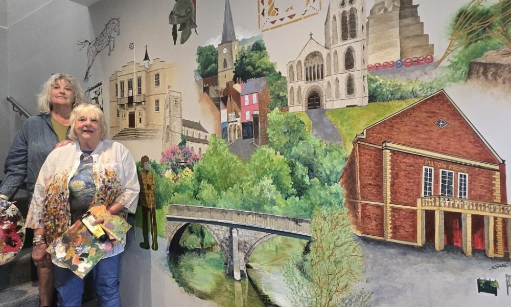 Celebration of Malton heritage with town hall mural
