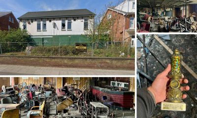Photos show inside derelict Hartlepool RAFA Club after fire