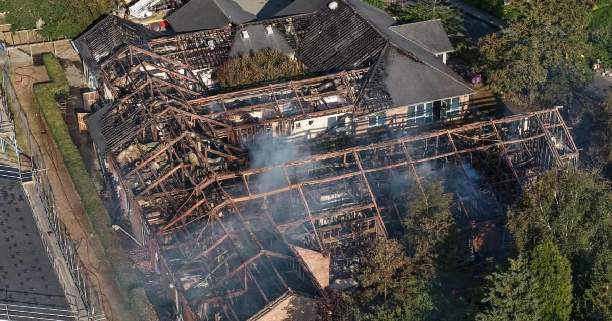 Photos show devastation following fire at Malton Hospital