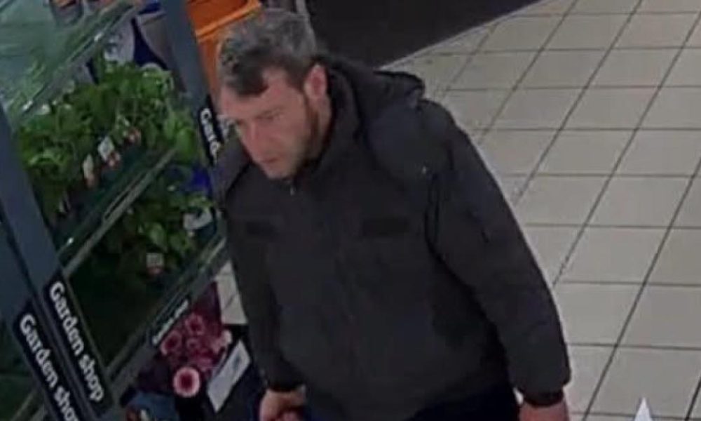 CCTV image after razors stolen from Bootham Sainsbury's
