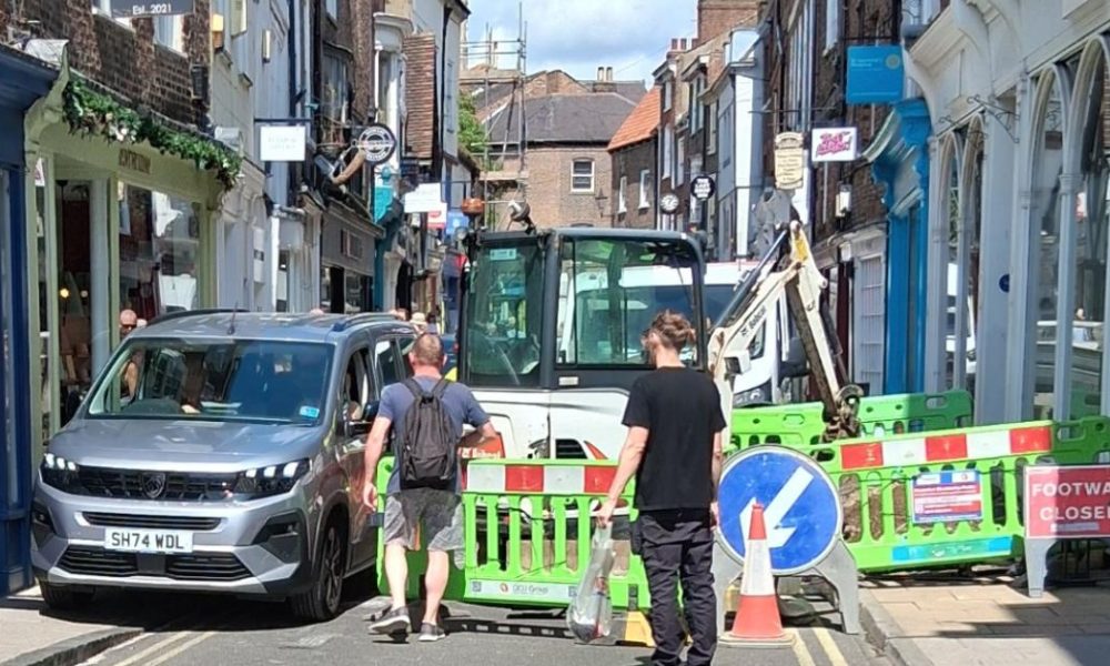 York city centre works by Northern Powergrid cause issues