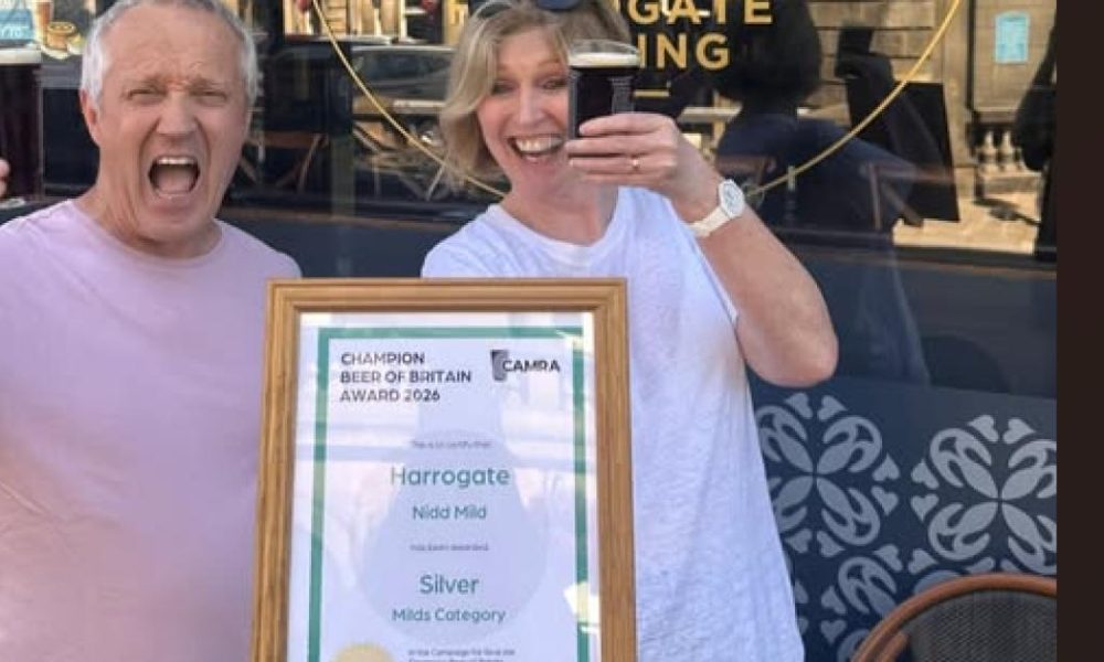 Harrogate Brewery wins with CAMRA for its Nidd Mild ale