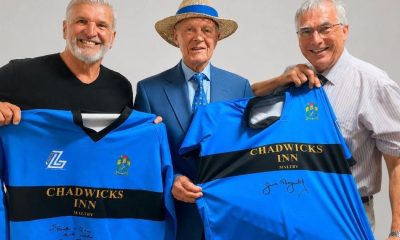 Geoffrey Boycott supports Maltby Cricket Club's 80 years