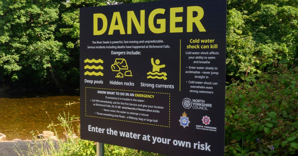 Water safety warning signs launched at Richmond Falls