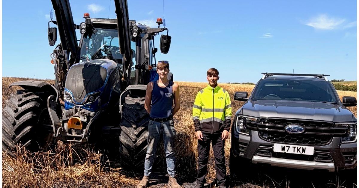Hero farm workers prevent spread of huge fire in York