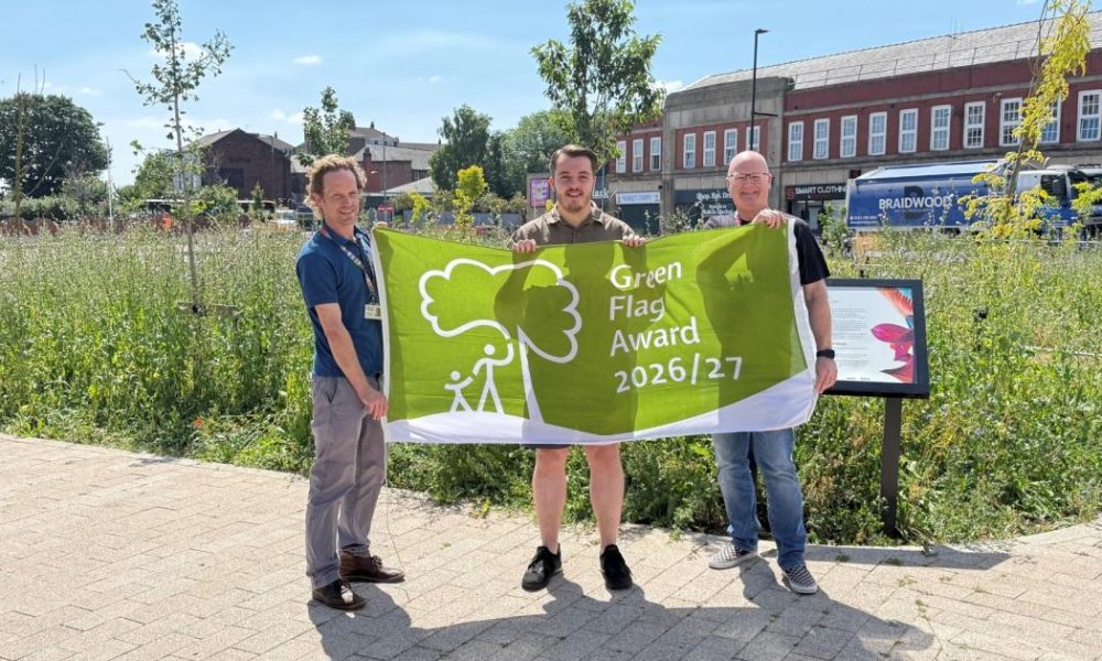 Green Flags for Elizabeth Park, Longsight Park, Moss Bank Park