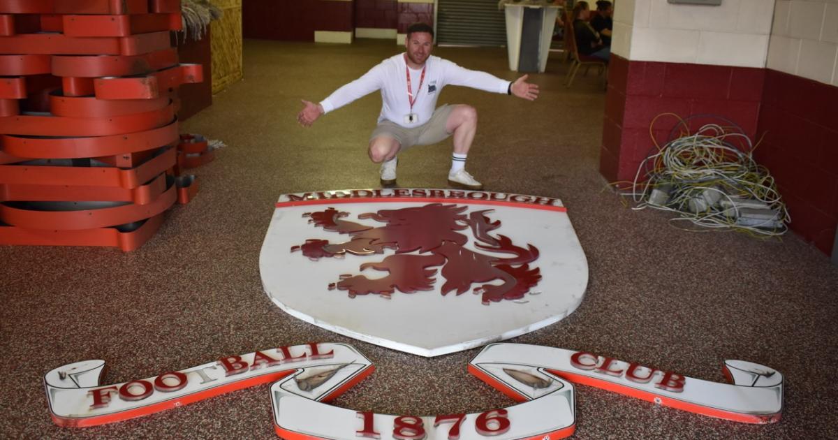 Middlesbrough FC to auction old stadium club crests to fans