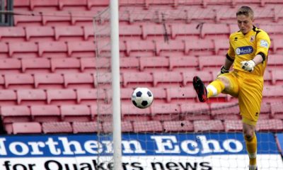 How Pickford and Burn played Darlington's Arena as youngsters