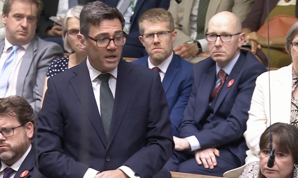 Andy Burnham pledges not to increase income tax, VAT or NI