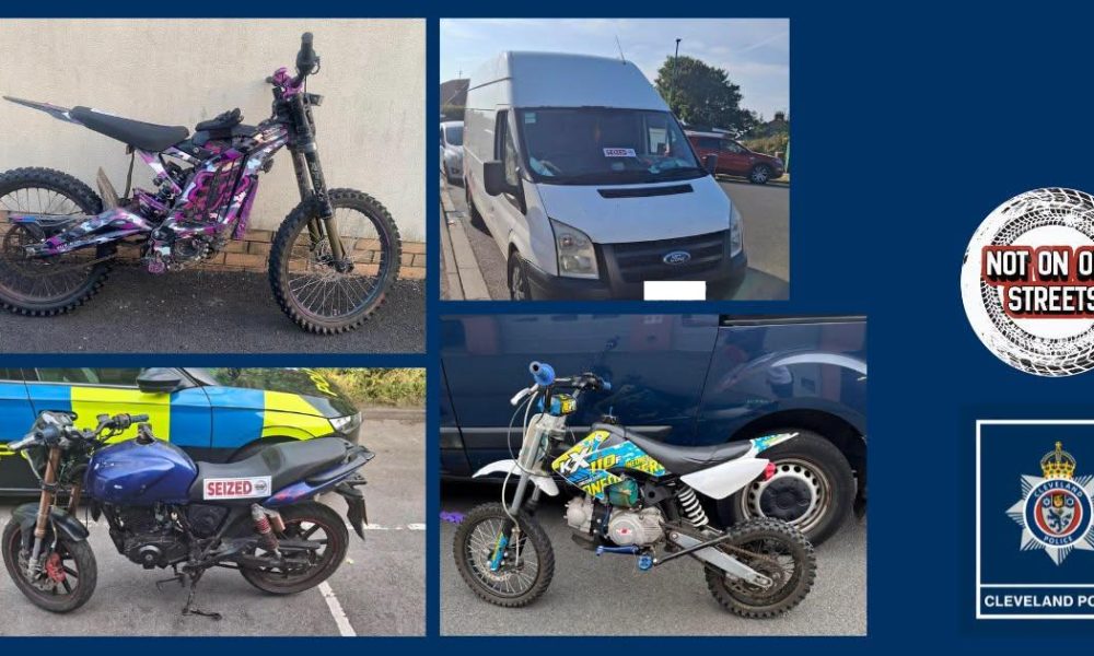 Four illegal vehicles seized in Teesside police crackdown
