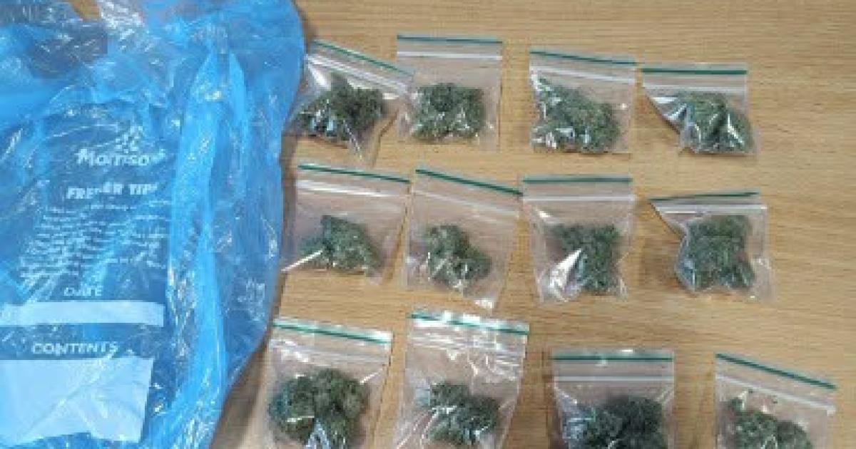 Car stopped on New Lane reveals cannabis bags in Breightmet