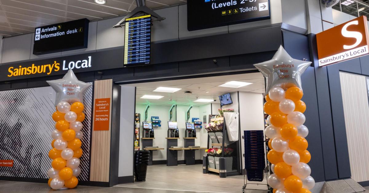 Sainsbury’s opens first store at Manchester Airport