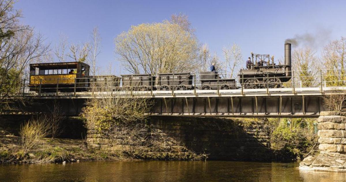 Replica Locomotion No.1 steam rides to start at Darlington