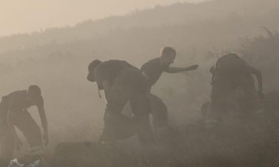 Firefighters could remain at Woodhead Pass until Sunday