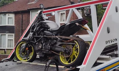 Bolton police chase sees two arrested and motorbike seized