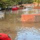 Burst water pipe in Leeman Road - low pressure and flooding