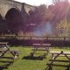 The Bull Inn in West Tanfield has a riverside pub garden