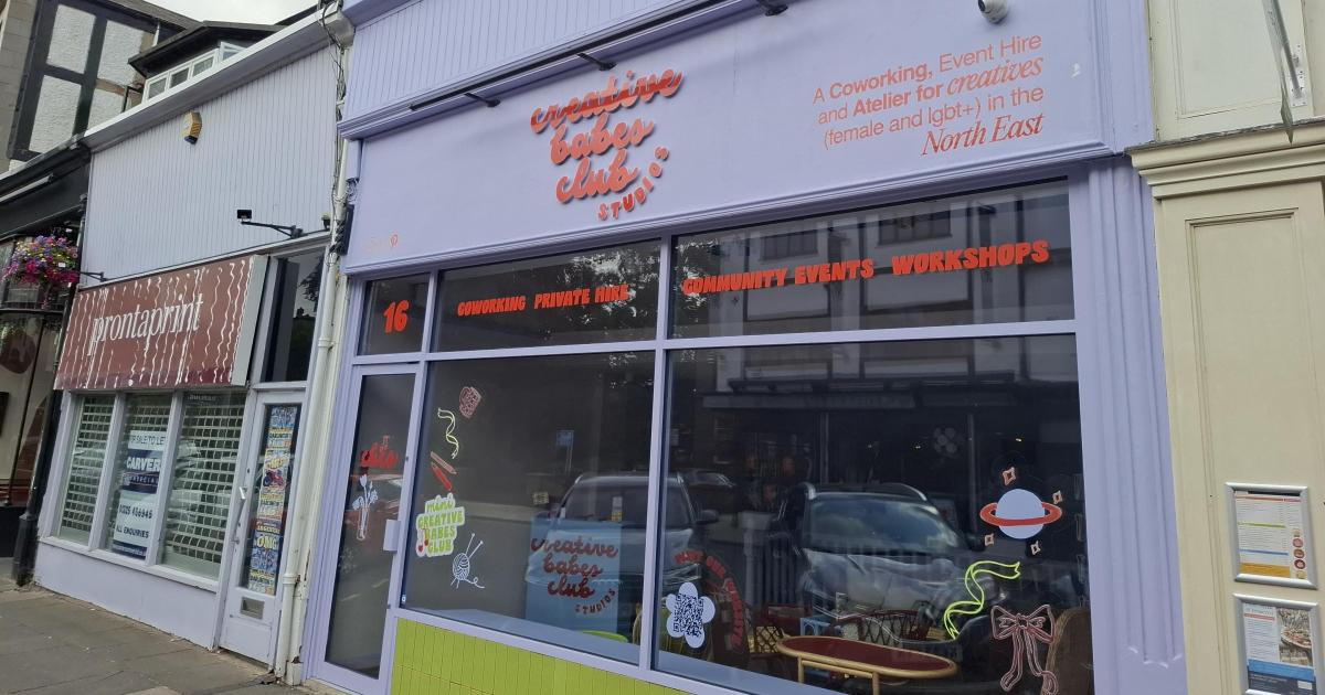 Creative Babes Club studio opened in Darlington this month