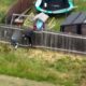 Bungling teen falls off fence in 'Hot Fuzz' bid to escape police