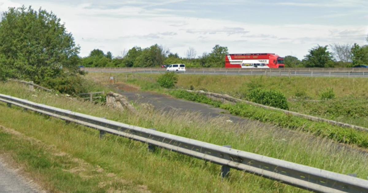 The old A1(M) North Yorkshire road that’s now abandoned
