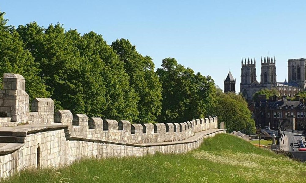 Person in hospital after falling from York city walls