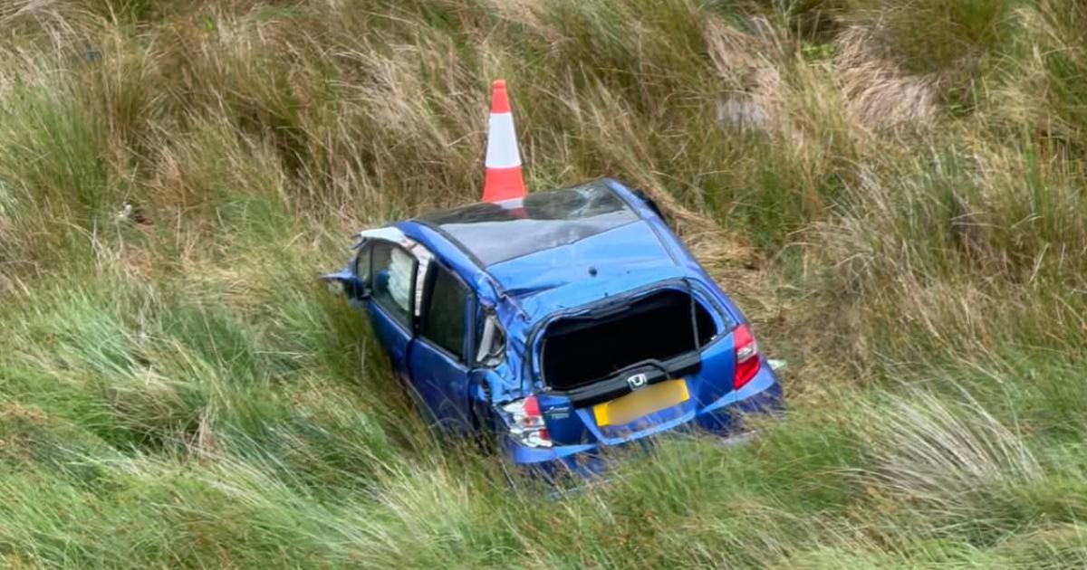 Fresh Rivington Road safety concerns after car crashes into ditch