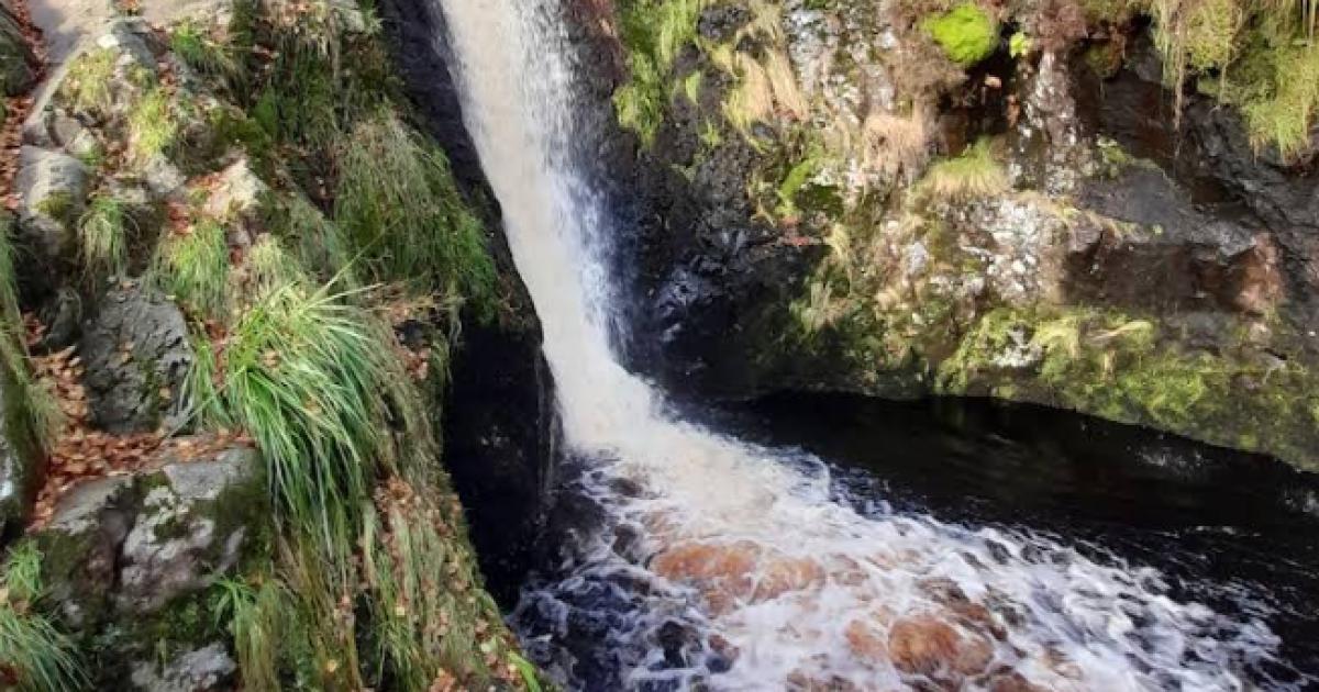 Linhope Spout waterfall walk ideal for wild swimming and picnics