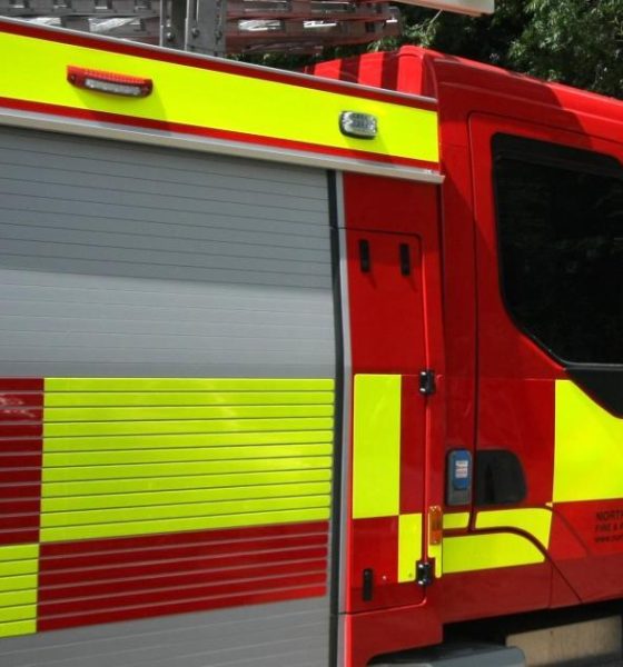 Person trapped behind door - North Yorkshire fire calls