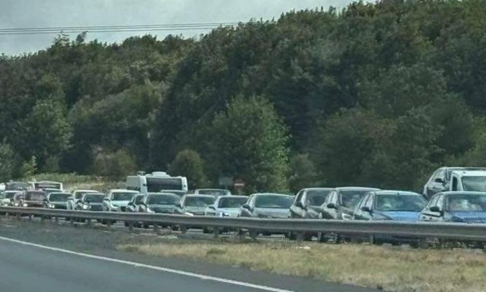York - A64 delay near Tadcaster heading towards the A1(M)
