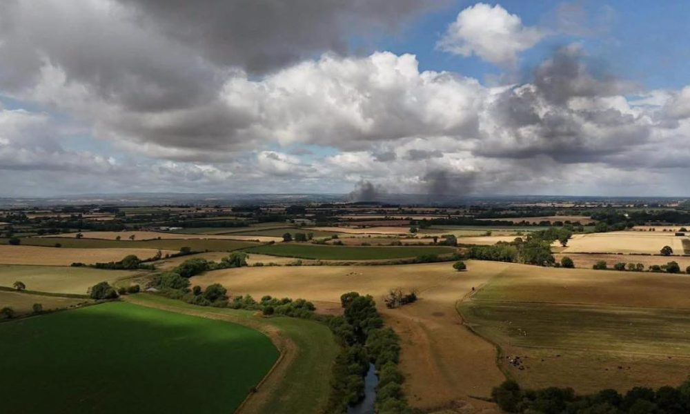 North Yorkshire crews tackle fire near RAF Leeming