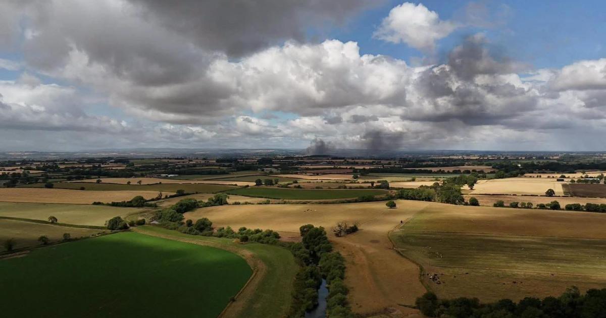 North Yorkshire crews tackle fire near RAF Leeming