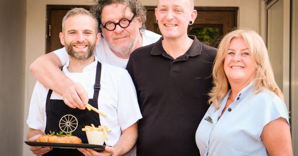Marco Pierre White enjoys day at Crown Hotel Boroughbridge