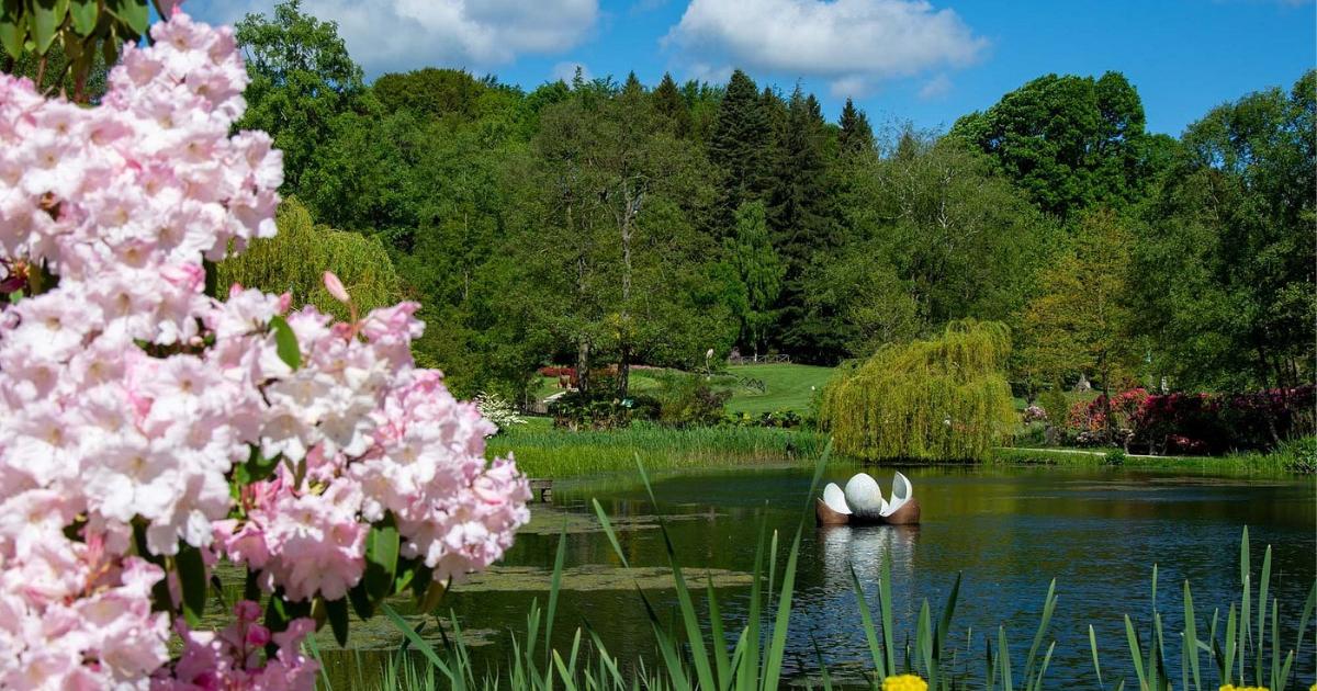 Inside the Himalayan Garden and Sculpture Park near Ripon