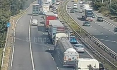M6 shut earlier after five-vehicle crash shut road for hours