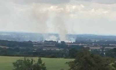 Field close to Full Sutton on fire - emergency crews called
