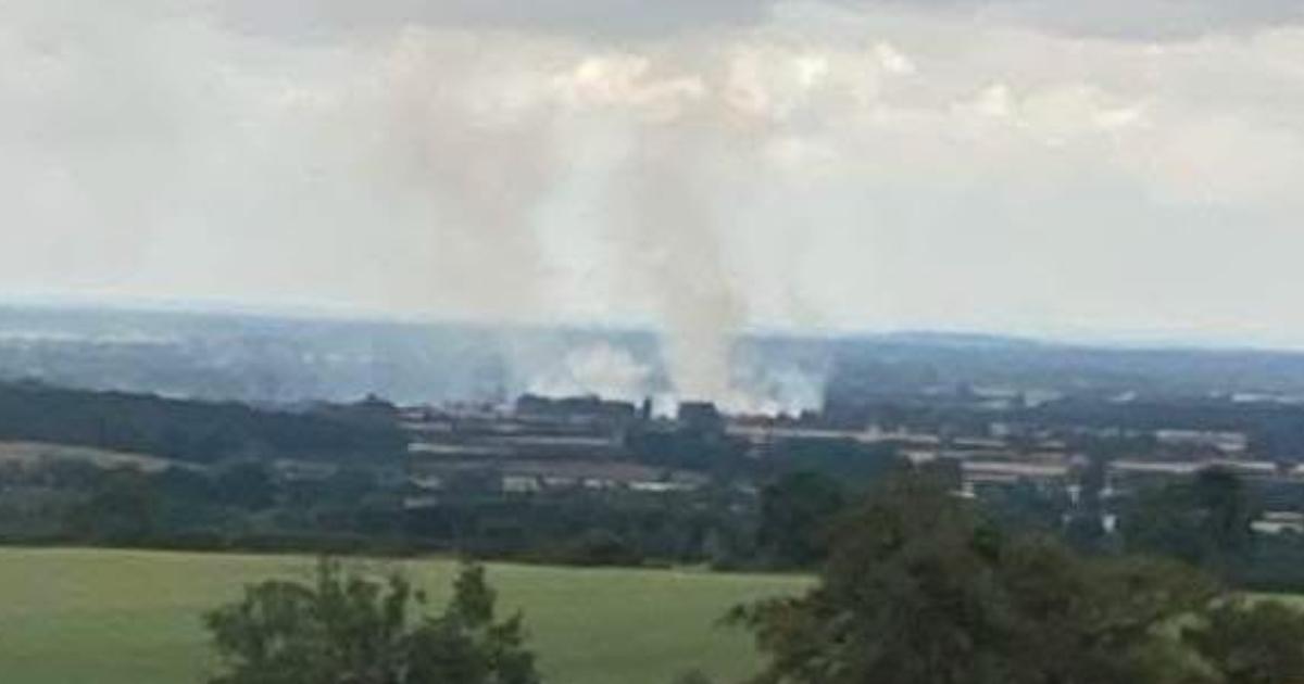 Field close to Full Sutton on fire - emergency crews called