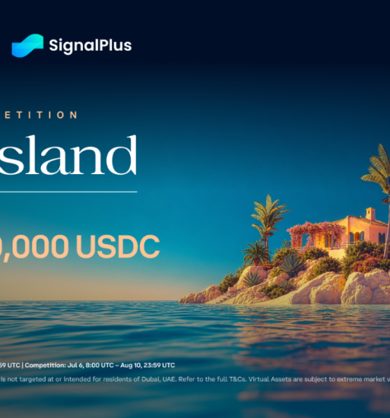 Deribit and SignalPlus Launch The Island Trading Competition With Up to $600,000 USDC in Prizes