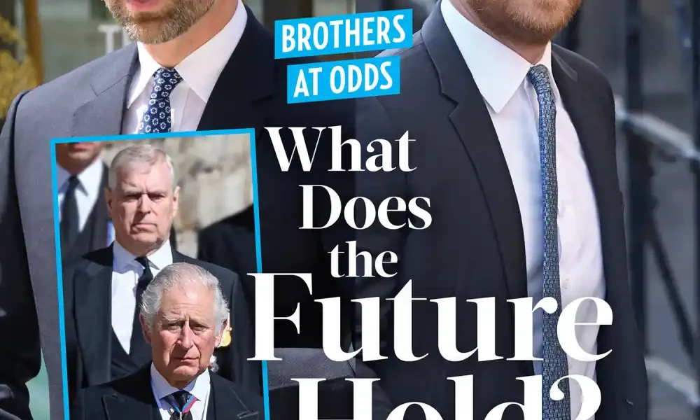2628 Us Weekly Cover Prince William and Prince Harry No Chip
