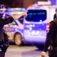 The vehicle that crashed into a crowd near Berlin's annual Christopher Street Day Pride parade on Saturday evening, leaving multiple people injured and the parade called off, in Berlin, Germany, July 26, 2026.