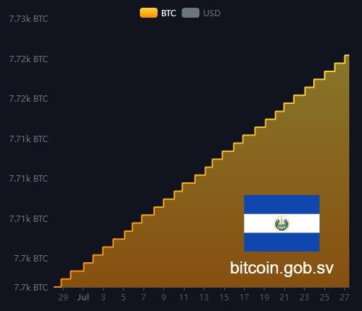 Bitcoin Office tracker El Salvador