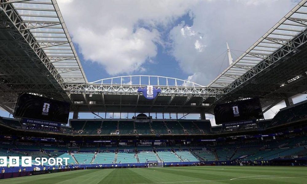 General view inside the stadium the Miami Stadium